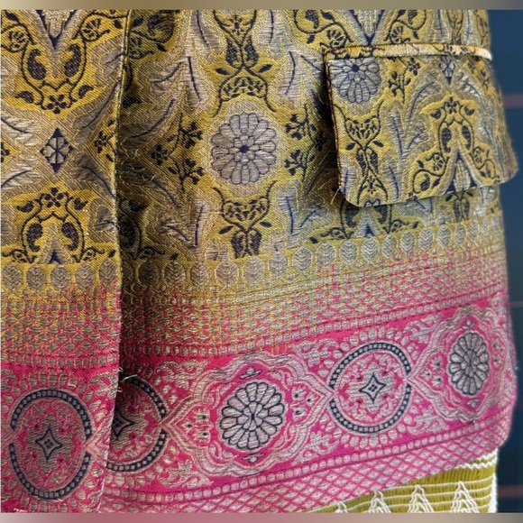 Christian Dior by John Galliano Fall 2002 Runway Brocade Skirt - Picture 6 of 7